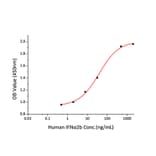 Standard Curve - Recombinant Human IFNAR2 Protein (C-terminal Human Fc and His Tag) (A330768) - Antibodies.com