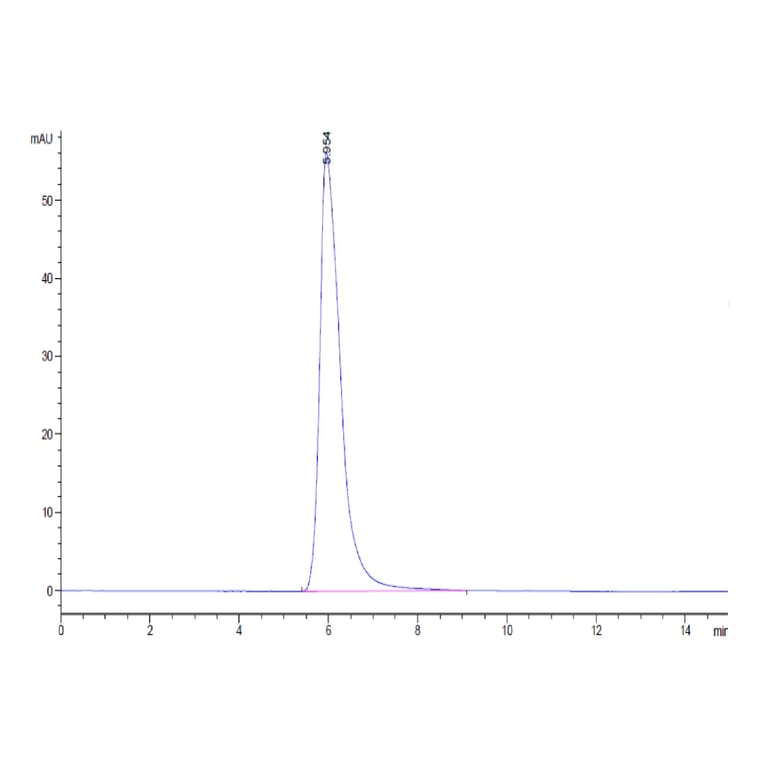 SEC-HPLC - Recombinant Human IL-15RA Protein (C-terminal Human Fc Tag) (A330825) - Antibodies.com