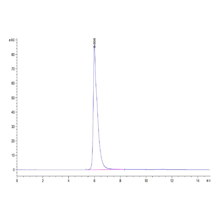 SEC-HPLC - Recombinant Human IL3RA/CD123 Protein (C-terminal Human Fc Tag) (A330906) - Antibodies.com