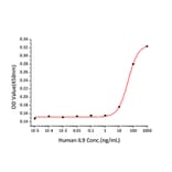Proliferation Assay - Recombinant Human IL-9 Protein (C-terminal Human Fc Tag) (A330931) - Antibodies.com