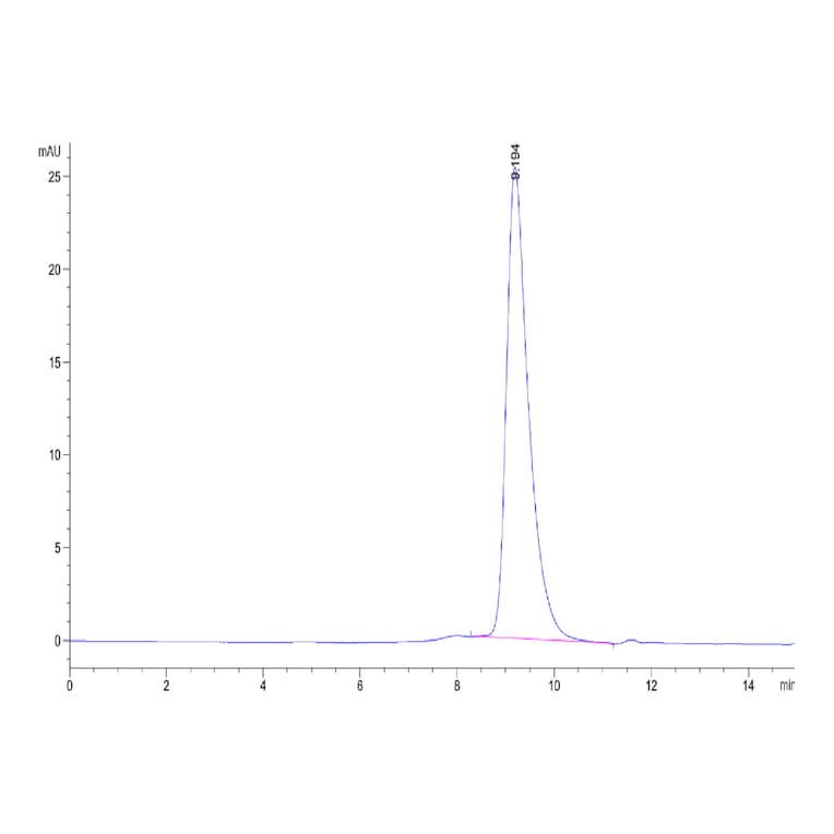 SEC-HPLC - Recombinant Human ILT-4 Protein (Biotin) (C-terminal His and Avi Tag) (A330934) - Antibodies.com