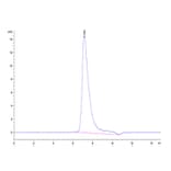 SEC-HPLC - Recombinant Cynomolgus macaque Mesothelin Protein (C-terminal His Tag) (A331046) - Antibodies.com