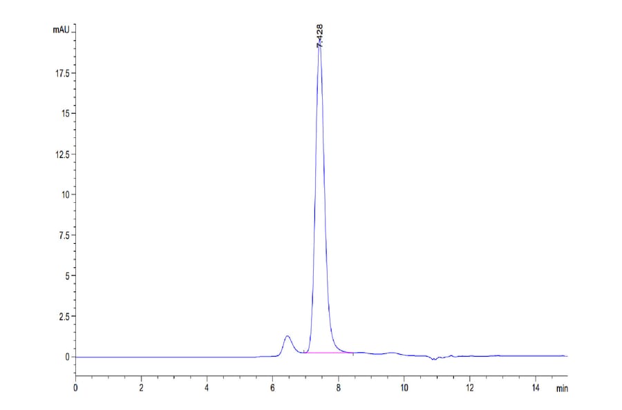 SEC-HPLC - Recombinant Human Met (c-Met) Protein (C-terminal His and Avi Tag) (A331056) - Antibodies.com