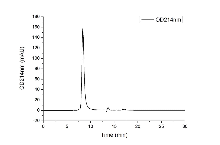 SEC-HPLC - Recombinant Human MICB Protein (C-terminal Human Fc and His Tag) (A331061) - Antibodies.com