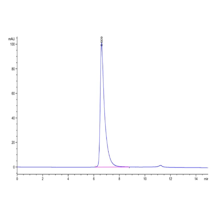 SEC-HPLC - Recombinant Human Nectin 2 Protein (C-terminal His and Avi Tag) (A331092) - Antibodies.com