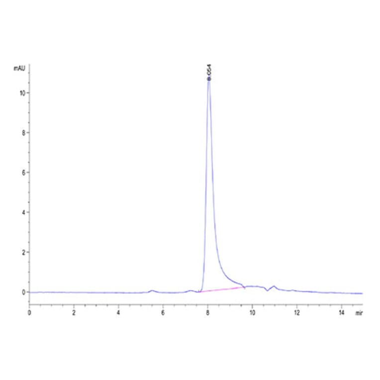 SEC-HPLC - Recombinant Human Oncostatin M/OSM Protein (Biotin) (C-terminal His and Avi Tag) (A331127) - Antibodies.com