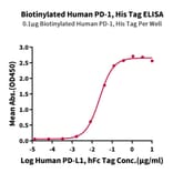 Standard Curve - Recombinant Human PD1 Protein (Biotin) (C-terminal His and Avi Tag) (A331145) - Antibodies.com