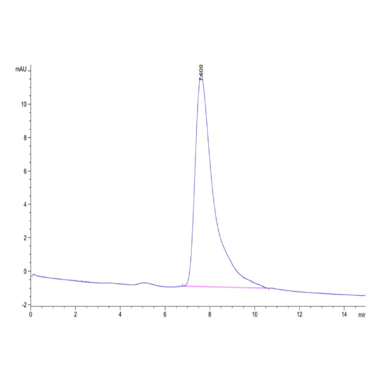SEC-HPLC - Recombinant Human PD1 Protein (C-terminal His Tag) (A331147) - Antibodies.com