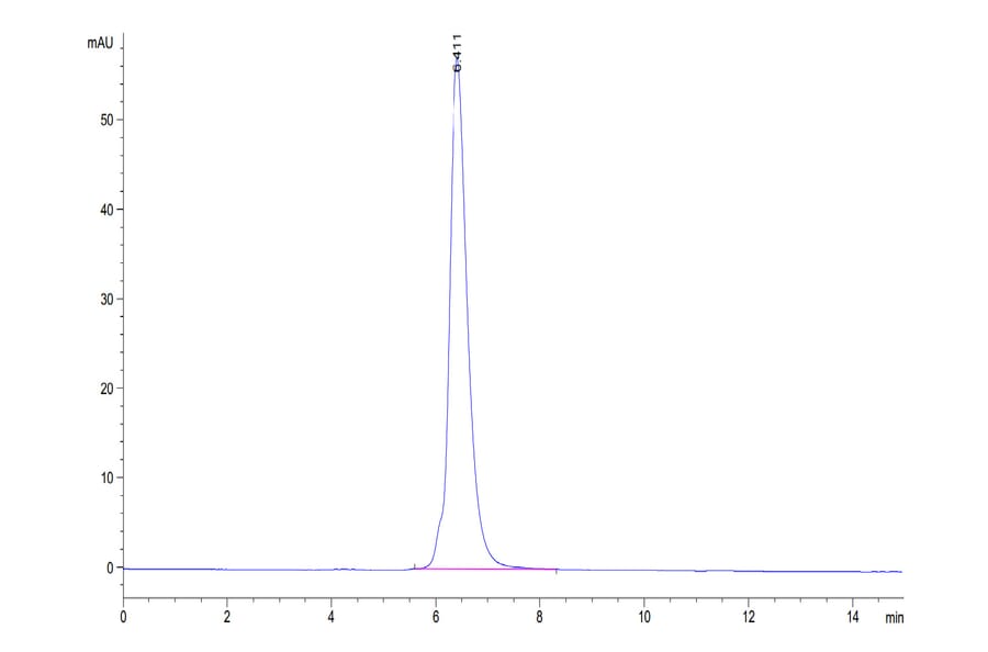 SEC-HPLC - Recombinant Human PD1 Protein (C-terminal Mouse Fc Tag) (A331148) - Antibodies.com