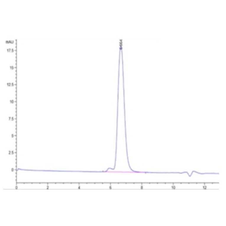 SEC-HPLC - Recombinant Human PDGFR beta Protein (Biotin) (C-terminal His and Avi Tag) (A331154) - Antibodies.com