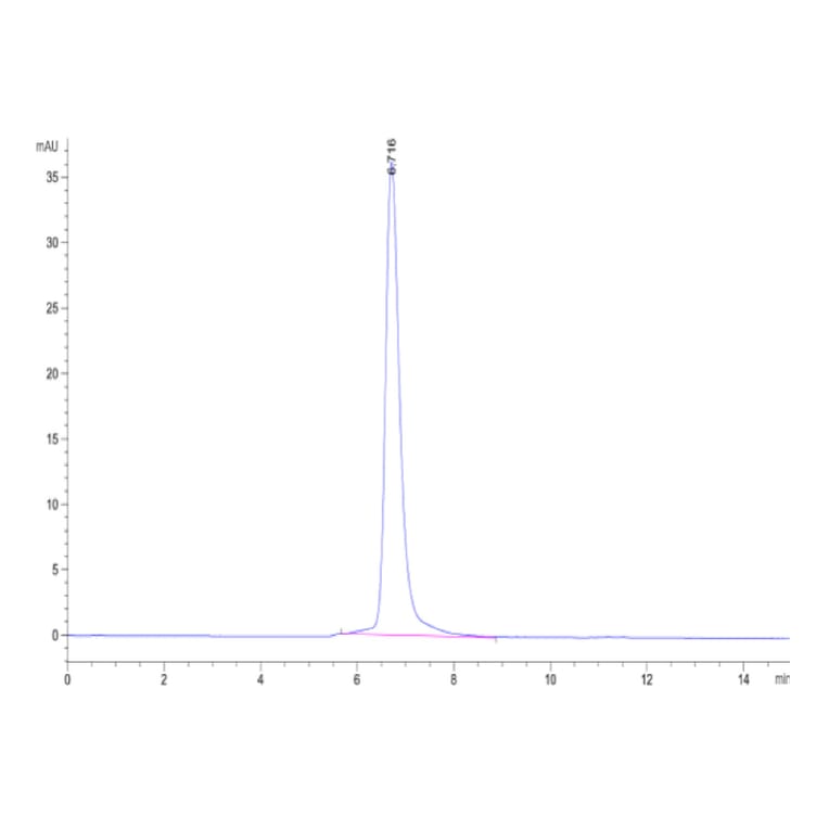 SEC-HPLC - Recombinant Human PVRL1 Protein (C-terminal Human Fc Tag) (A331204) - Antibodies.com