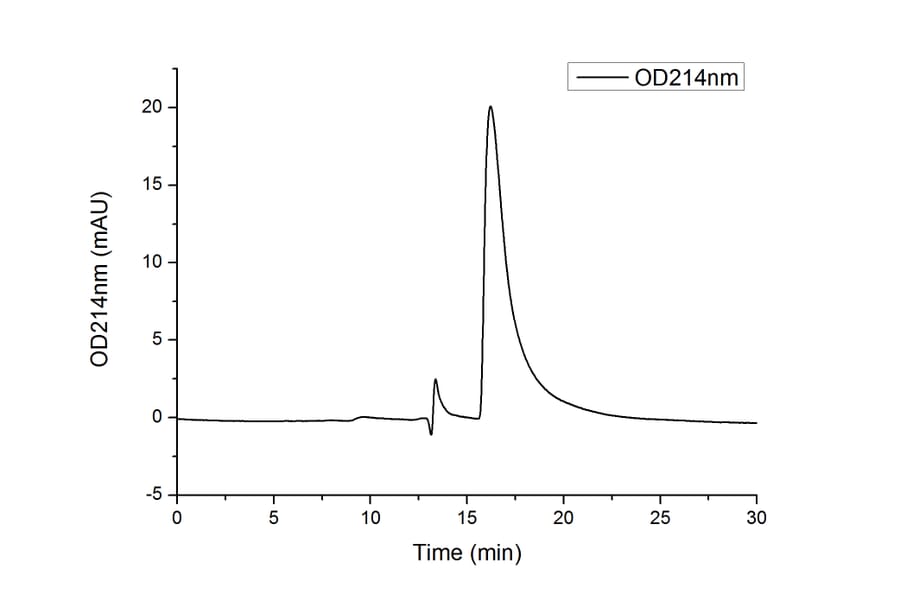 SEC-HPLC - Recombinant Human RANKL Protein (N-terminal His Tag) (A331210) - Antibodies.com