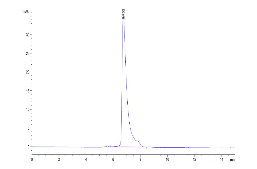 SEC-HPLC - Recombinant Human SLAMF7 Protein (C-terminal Human Fc Tag) (A331281) - Antibodies.com