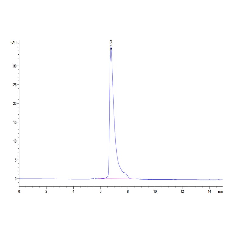 SEC-HPLC - Recombinant Human SLAMF7 Protein (C-terminal Human Fc Tag) (A331281) - Antibodies.com