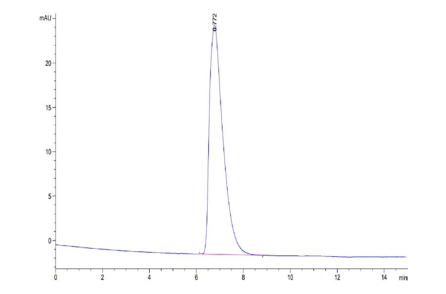 SEC-HPLC - Recombinant Human SLAMF7 Protein (C-terminal His and Avi Tag) (A331282) - Antibodies.com