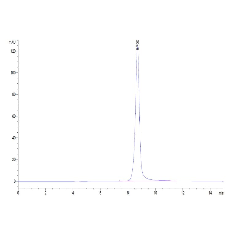SEC-HPLC - Recombinant Human soluble IL2 Receptor beta Protein (Biotin) (C-terminal His and Avi Tag) (A331285) - Antibodies.com