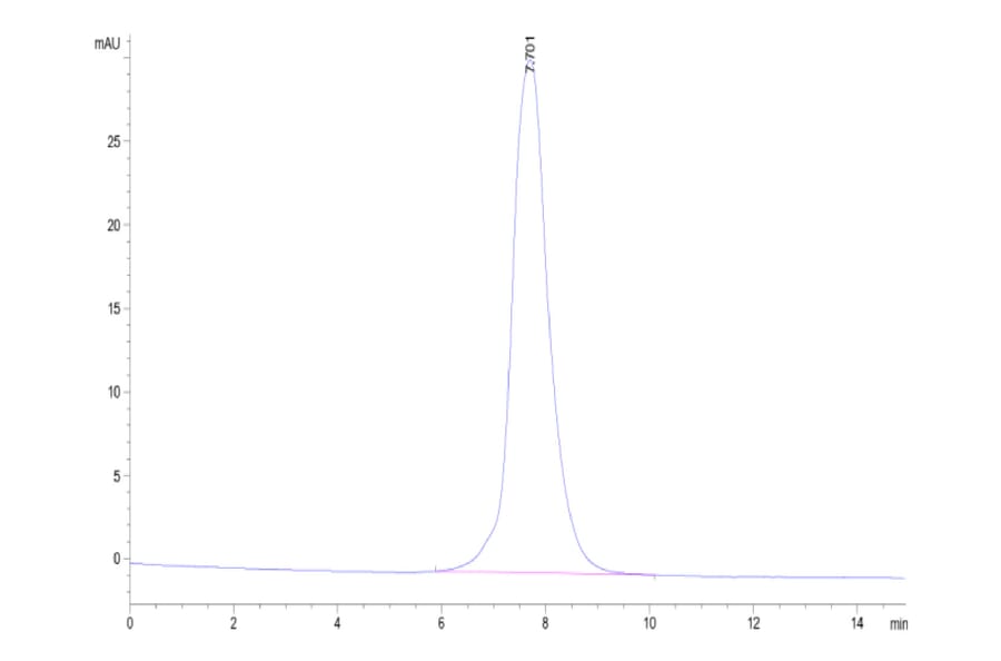 SEC-HPLC - Recombinant Human soluble IL2 Receptor beta Protein (C-terminal Human Fc Tag) (A331287) - Antibodies.com