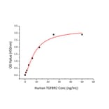 Standard Curve - Recombinant Human TGF beta 1 Protein (N-terminal His Tag) (A331312) - Antibodies.com