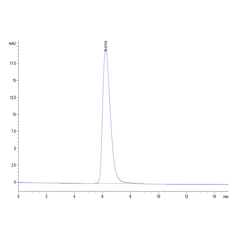 SEC-HPLC - Recombinant Human TROP2 Protein (C-terminal Human Fc Tag) (A331383) - Antibodies.com