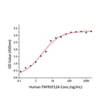 Standard Curve - Recombinant Human TWEAK Protein (A331388) - Antibodies.com