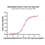 Standard Curve - Recombinant Human Urokinase Protein (Biotin) (C-terminal His and Avi Tag) (A331400) - Antibodies.com