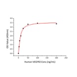 Standard Curve - Recombinant Human VEGFA Protein (N-terminal His Tag) (A331416) - Antibodies.com