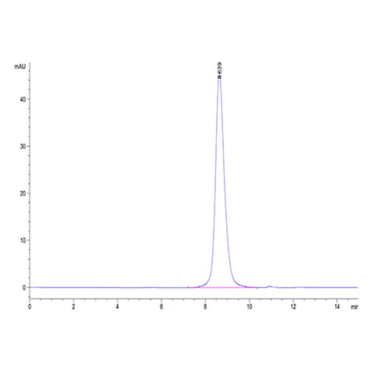 SEC-HPLC - Recombinant Cynomolgus macaque B7-H6 Protein (C-terminal His Tag) (A331480) - Antibodies.com