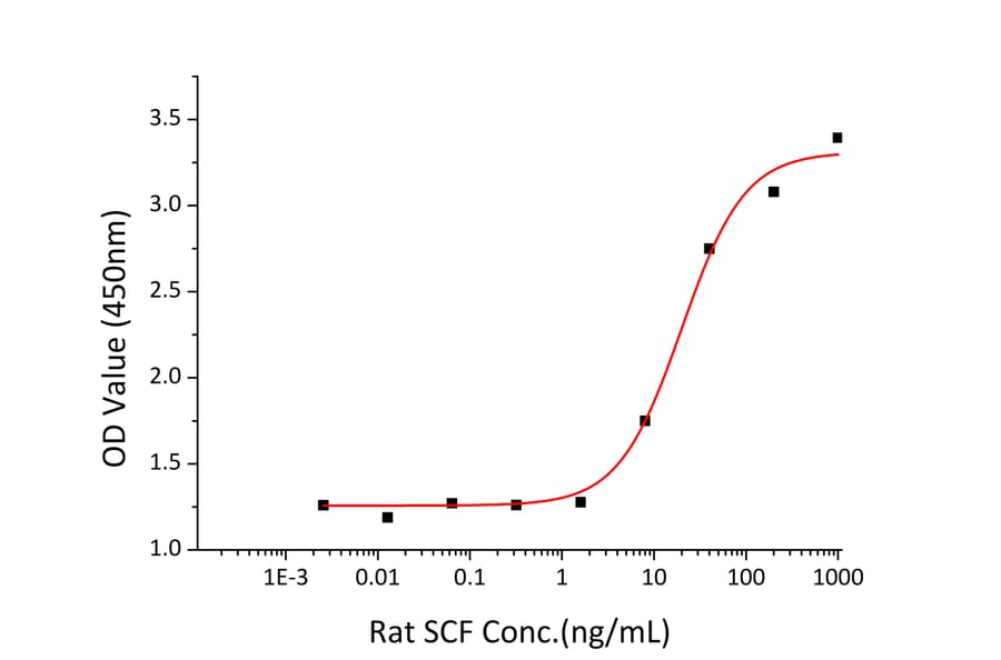 Proliferation Assay - Recombinant Rat SCF Protein (C-terminal His Tag) (A331522) - Antibodies.com