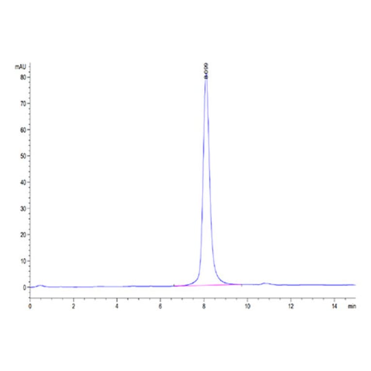 SEC-HPLC - Recombinant Mouse CD116 Protein (C-terminal His Tag) (A331538) - Antibodies.com