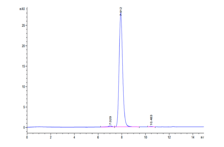 SEC-HPLC - Recombinant Mouse EGFR Protein (C-terminal His Tag) (A331561) - Antibodies.com