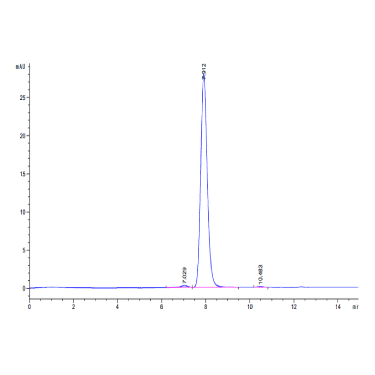 SEC-HPLC - Recombinant Mouse EGFR Protein (C-terminal His Tag) (A331561) - Antibodies.com
