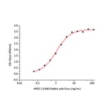 Standard Curve - Recombinant Mouse ErbB2 Protein (C-terminal Human Fc and His Tag) (A331572) - Antibodies.com