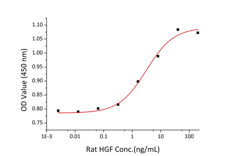 Proliferation Assay - Recombinant Rat HGF Protein (C-terminal His Tag) (A331619) - Antibodies.com
