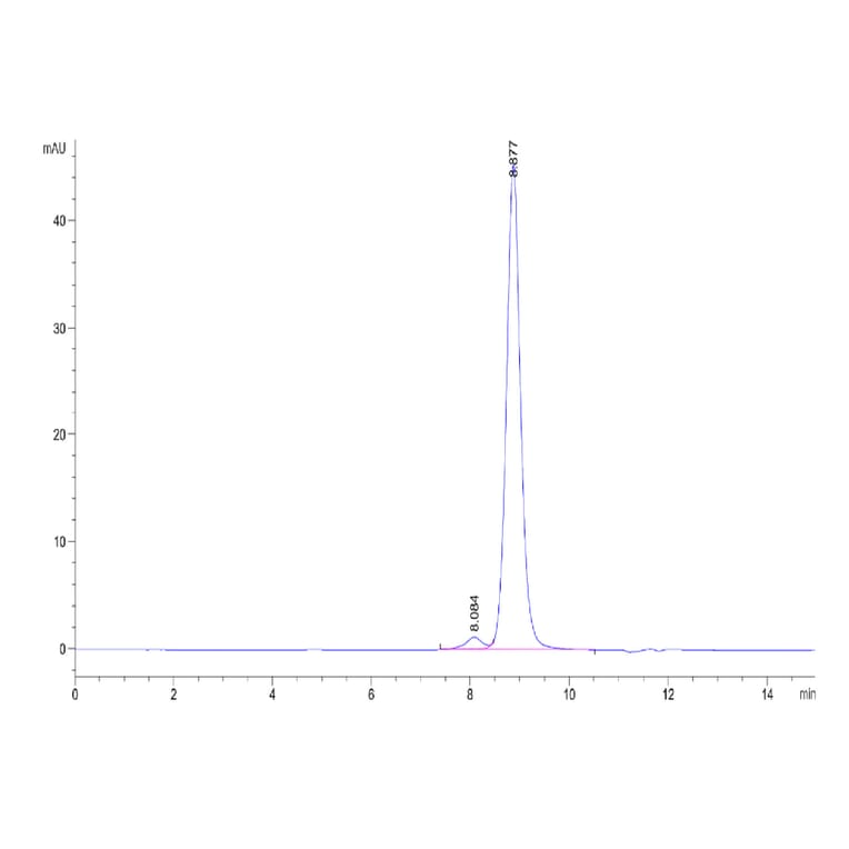 SEC-HPLC - Recombinant Human IL-12A + IL-12B Protein (Biotin) (C-terminal His and Avi Tag) (A331660) - Antibodies.com