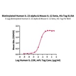 Standard Curve - Recombinant Human IL-23A + IL-12B Protein (Biotin) (C-terminal His and Avi Tag) (A331685) - Antibodies.com