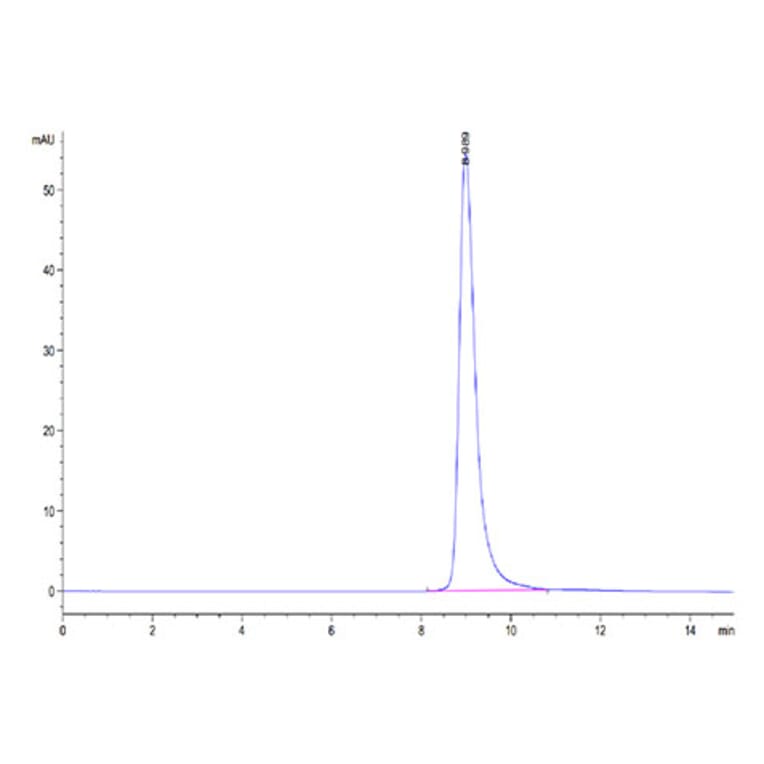 SEC-HPLC - Recombinant Cynomolgus macaque LILRB4 Protein (C-terminal His Tag) (A331732) - Antibodies.com