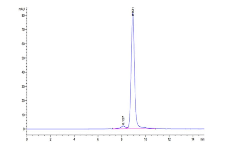 SEC-HPLC - Recombinant Human AFP + HLA-A*02:01 Protein (C-terminal His and Avi Tag) (A331735) - Antibodies.com