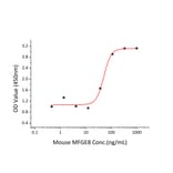 Standard Curve - Recombinant Mouse MFG-E8 Protein (C-terminal His Tag) (A331753) - Antibodies.com