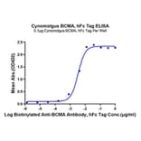 Standard Curve - Recombinant Cynomolgus macaque BCMA Protein (C-terminal Human Fc Tag) (A331888) - Antibodies.com