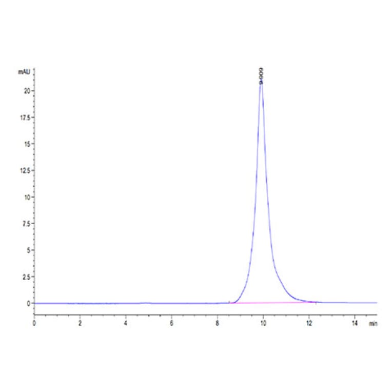 SEC-HPLC - Recombinant Mouse BCMA Protein (C-terminal His and Avi Tag) (A331889) - Antibodies.com