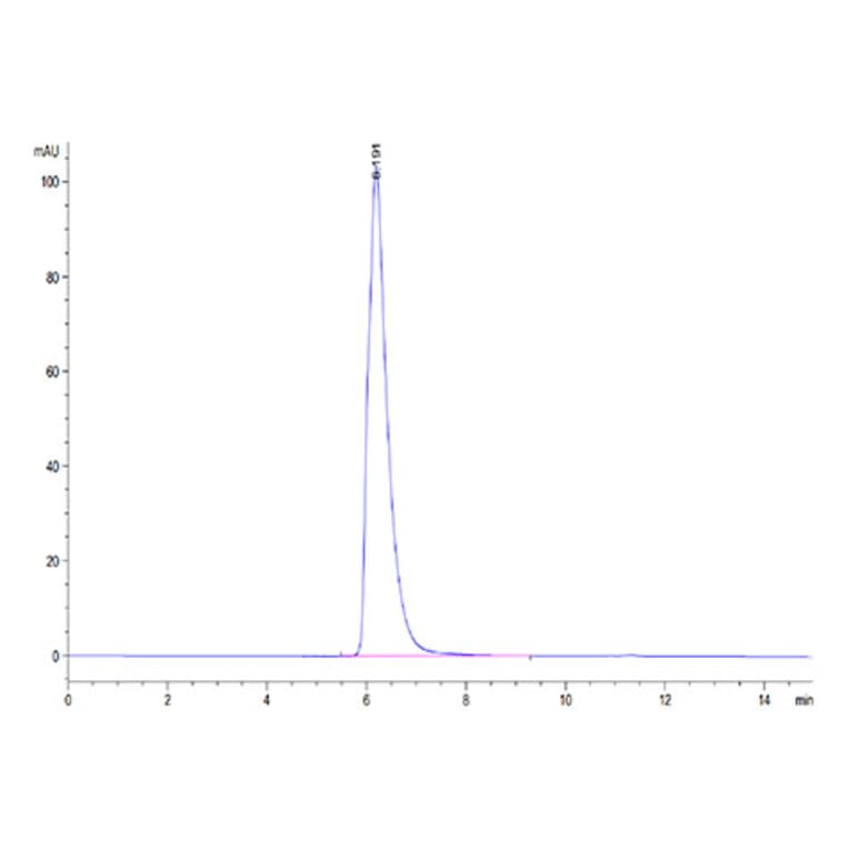 SEC-HPLC - Recombinant Cynomolgus/Rhesus macaque CD27 Protein (C-terminal Human Fc Tag) (A331903) - Antibodies.com