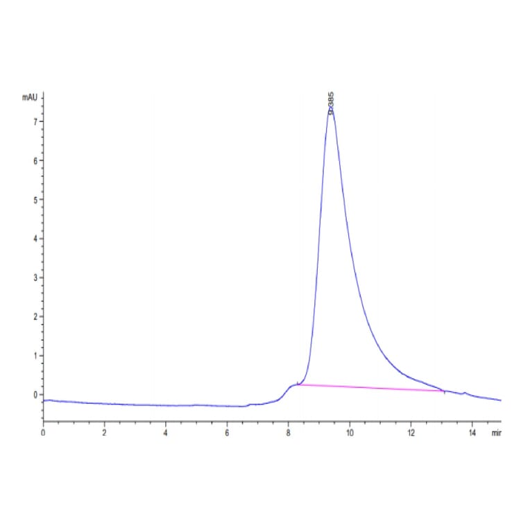 SEC-HPLC - Recombinant SARS-CoV-2 Spike S1 Protein (C-terminal His and Avi Tag) (A331952) - Antibodies.com