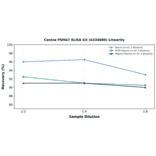 Linearity - Canine PSMA7 ELISA Kit (A334880) - Antibodies.com