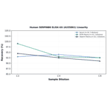 Linearity - Human SERPINB6 ELISA Kit (A335861) - Antibodies.com