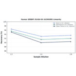 Linearity - Human SREBP1 ELISA Kit (A336309) - Antibodies.com