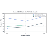 Linearity - Human CCKBR ELISA Kit (A336330) - Antibodies.com
