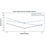 Linearity - Human LIMK1 ELISA Kit (A336386) - Antibodies.com