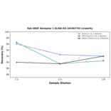Linearity - Rat VEGF Receptor 1 ELISA Kit (A336778) - Antibodies.com
