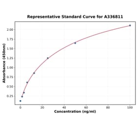 Standard Curve - Rat CD31 ELISA Kit (A336811) - Antibodies.com