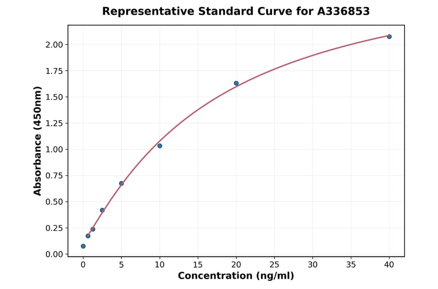 Standard Curve - Rat Elastin ELISA Kit (A336853) - Antibodies.com